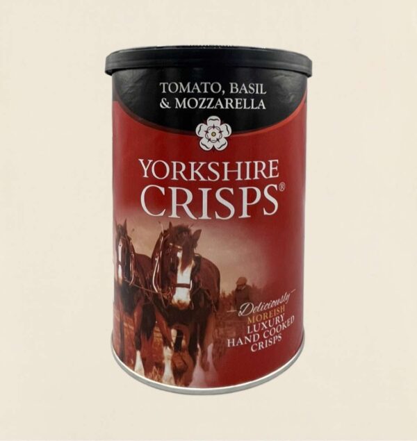 Yorkshire Crisps Tomato, Basil & Mozzarella Drum