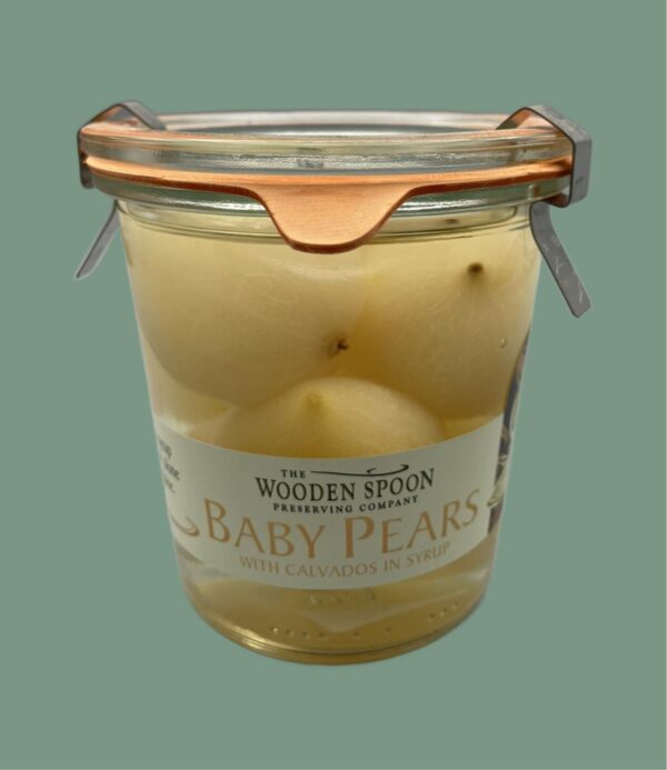 Wooden Spoon Baby Pears in Calvados