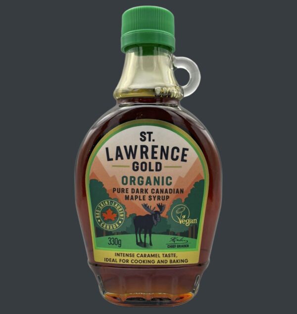 St. Lawrence Gold Pure Organic Dark Maple Syrup