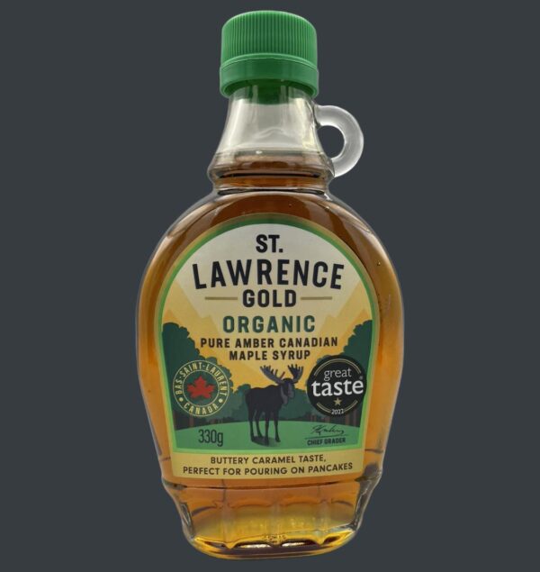 St. Lawrence Gold Pure Organic Amber Maple Syrup