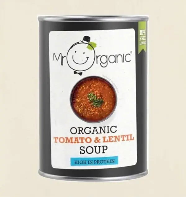 Mr Organic Tomato & Lentil Soup