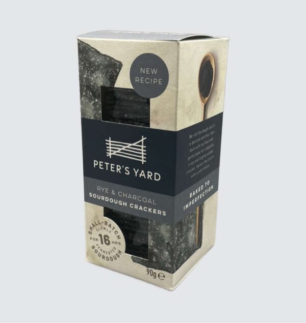 Peter's Yard Rye & Charcoal Sourdough Crackers