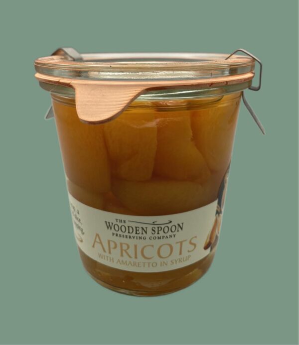 Wooden Spoon Apricots in Amaretto