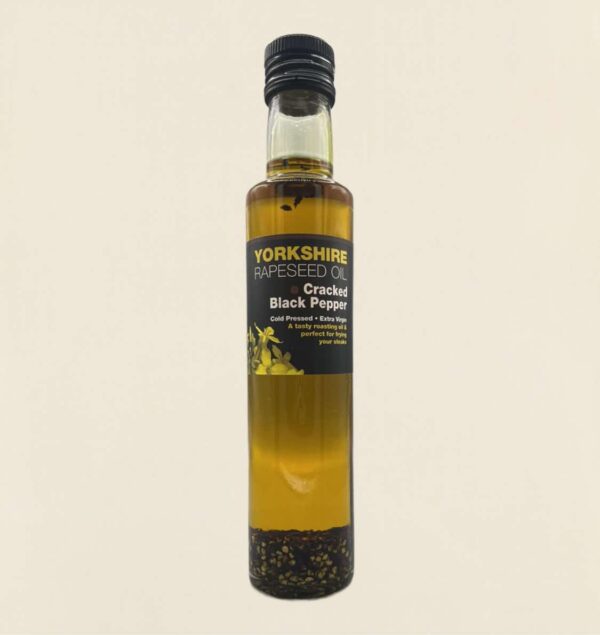 Yorkshire Rapeseed Oil with Cracked Black Pepper