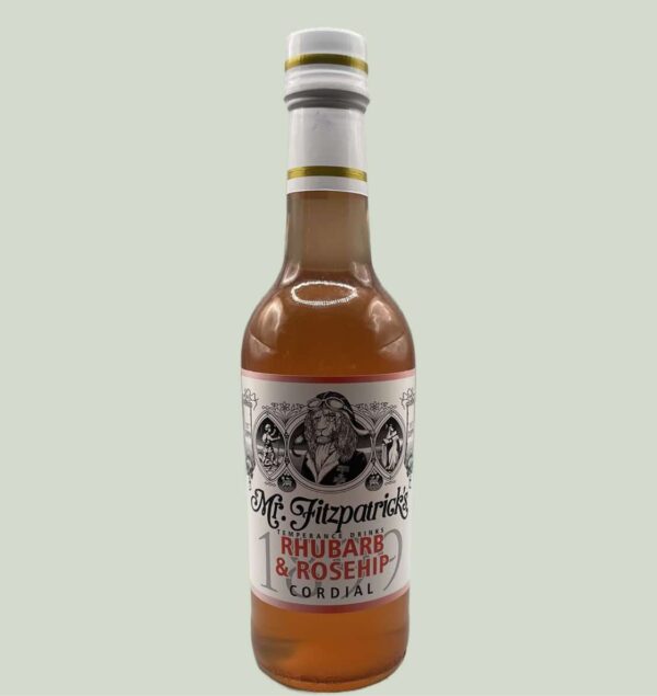 Mr Fitzpatrick's Rhubarb & Rosehip Cordial