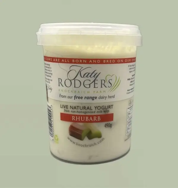 Katy Rogers Rhubarb Live Yoghurt