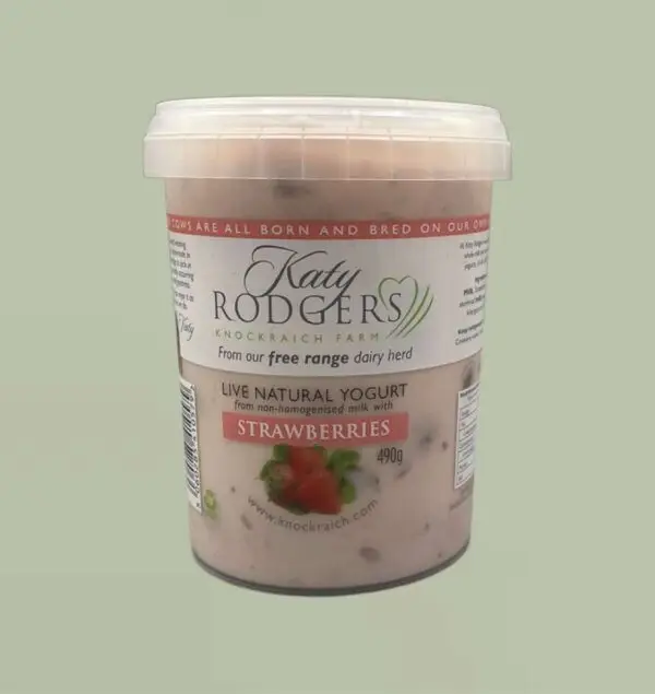 Katy Rogers Strawberry Live Yoghurt