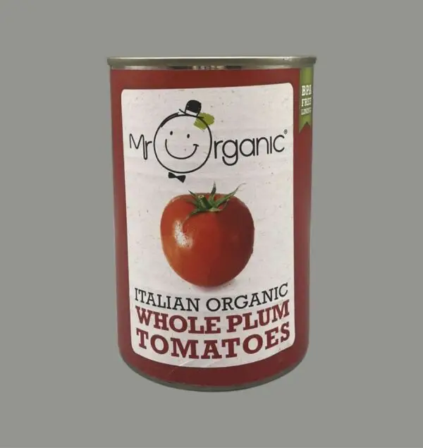 Mr Organic Whole Plum Tomatoes