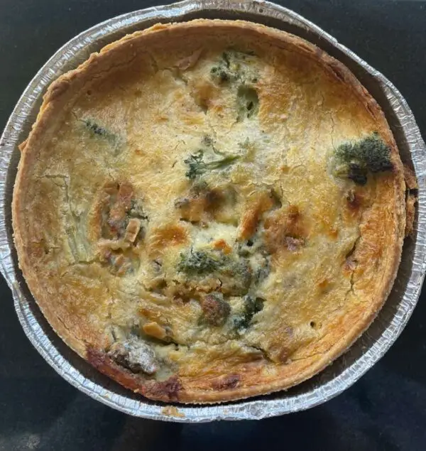 Broccoli & Stilton Quiche