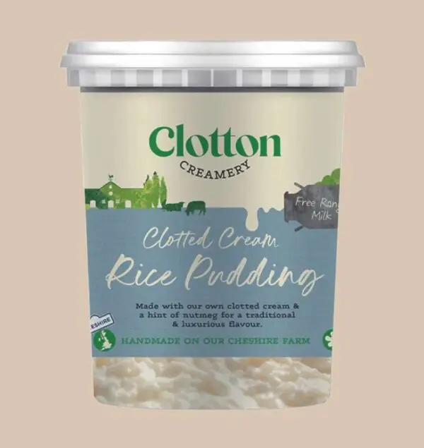 Clotton Creamery Clotted Cream Rice Pudding