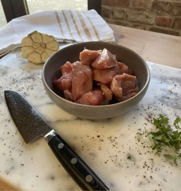 Free Range Diced Pork