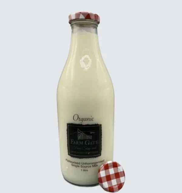 Organic Unhomogenised Semi Skimmed Milk