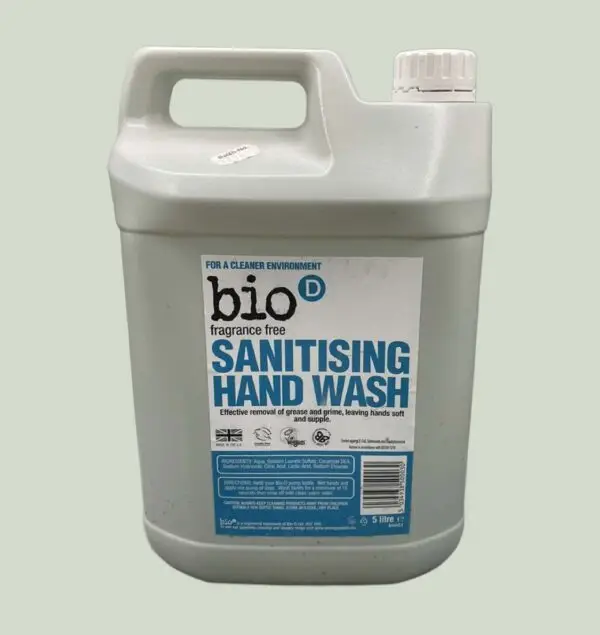 Bio D Unscented 5 Litre Hand Wash